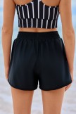 Black ZipPocket Stylish Athletic Short